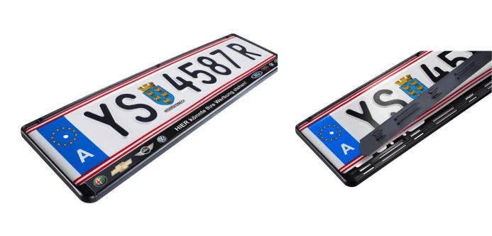 Nummernschildverst�rker f�r �sterreich