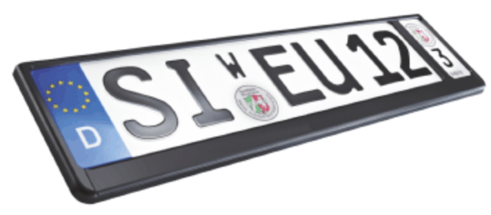 Nummernschildverst�rker f�r Wechselkennzeichen