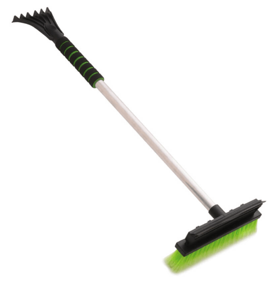 Eiskratzer mit Alustiel und Schneeb�rste