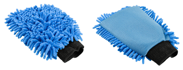 Waschhandschuh Chenille Mikrofaser