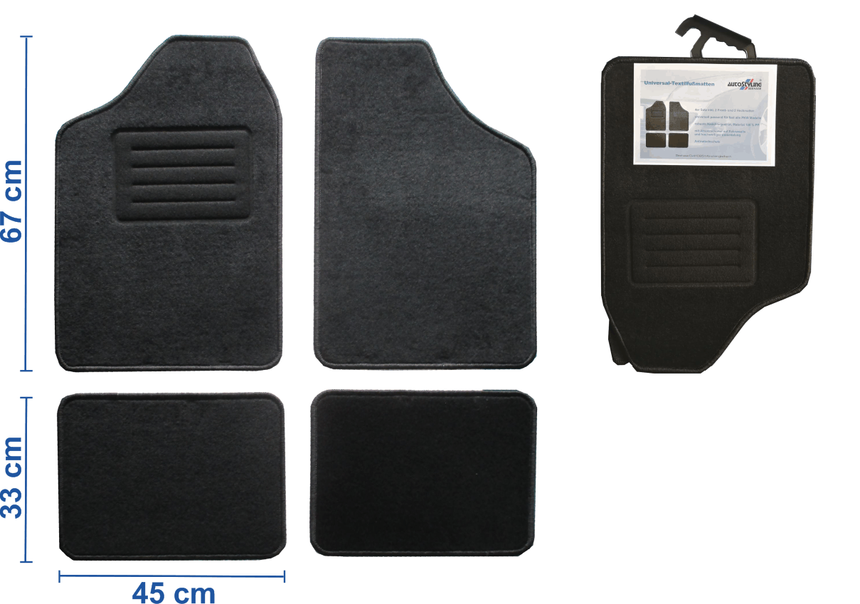 Universelle Textilfu�matten