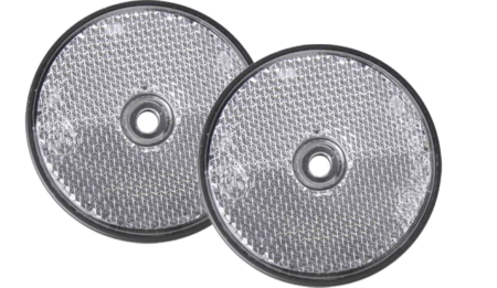 Reflektor rund wei� zum Schrauben