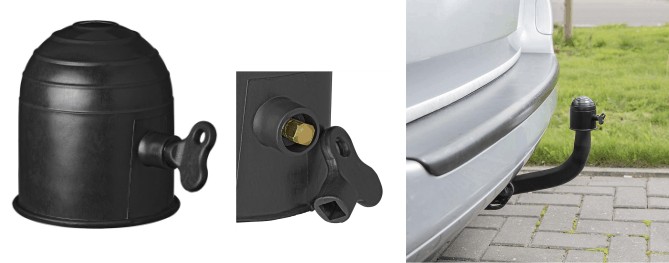 Abdeckkappe für Anhängerkupplung mit Schlüssel Abdeckkappe für Anhängerkupplung mit Schlüssel