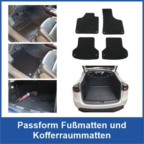 Passform Fu�matten und Kofferraummatten