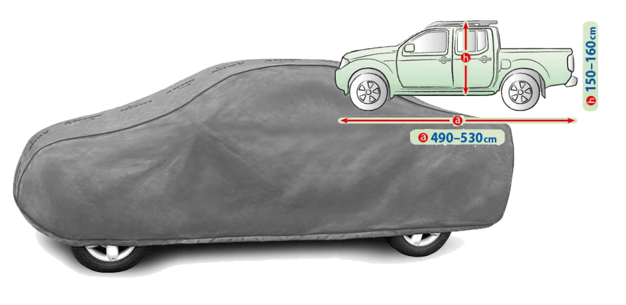 Mobile Garage Kfz Vollgarage Pick-Up Gr. XL Mobile Garage Kfz Vollgarage Pick-Up Gr. XL